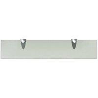 Berkfield Home Modern Floating Shelf Glass 50x10 cm 8 mm in Clear