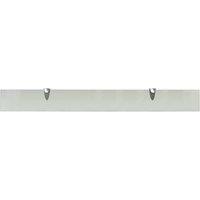 Berkfield Home Modern Floating Shelf Glass 90x10 cm 8 mm in Clear