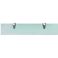 Berkfield Home Modern Floating Shelf Glass 50x10 cm 8 mm in Clear