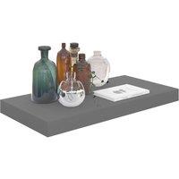 Berkfield Home Durable Floating Wall Shelf High Gloss Grey 50x23x3.8 cm MDF
