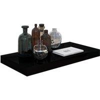 Berkfield Home Durable Floating Wall Shelf High Gloss Black 50x23x3.8 cm MDF