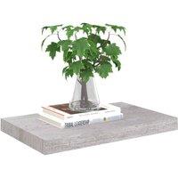 Berkfield Home Durable Floating Wall Shelf Concrete Grey 50x23x3.8 cm MDF