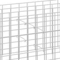 Berkfield Home Modern Gabion Hooks 50 pcs Galvanised Steel 40 cm in Silver