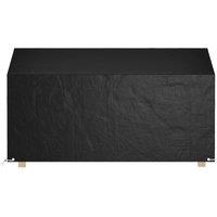 Berkfield Home Durable Garden Bench Cover 12 Eyelets 210x70x70/88 cm Polyethylene in Black