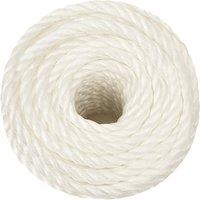 Berkfield Home Durable Work Rope White 10 mm 25 m Polypropylene