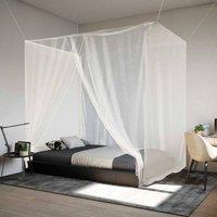 Berkfield Home Hanging Mosquito Net 156 Mesh White 220x100x150 cm | Size: 220 x 100 x 150 cm