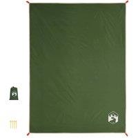 Berkfield Home Picnic Blanket with Pegs Green 205x155 cm