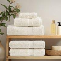 Berkfield Home Premium Guest Towels SOLUND 4 pcs Cream 30x50 cm 600 gsm
