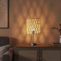 Berkfield Home Lamp Shade 23x28 cm Wicker in Natural | Size: 23x28 cm