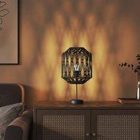 Berkfield Home Lamp Shade Black 23x28 cm Iron & Paper | Size: 23x28 cm