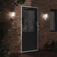 Berkfield Home Outdoor Wall Light Silver Stainless Steel