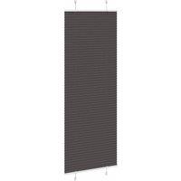 Berkfield Home Pleated Blind Black 70x200 cm Fabric Width 69.4 cm Polyester
