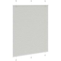 Berkfield Home Pleated Blind Light Grey 105x150 cm Fabric Width 104.4 cm Polyester