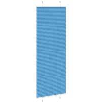 Berkfield Home Pleated Blind Blue 70x200 cm Fabric Width 69.4 cm Polyester