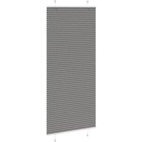 Berkfield Home Pleated Blind Anthracite 85x200 cm Fabric Width 84.4 cm Polyester in Charcoal