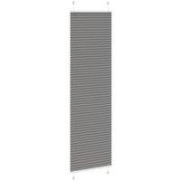 Berkfield Home Pleated Blind Anthracite 55x200 cm Fabric Width 54.4 cm Polyester in Dark Grey