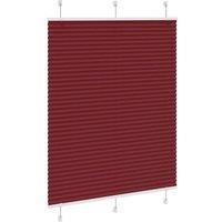Berkfield Home Pleated Blind Bordeaux Red 110x150 cm Fabric Width 109.4 cm Polyester