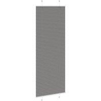 Berkfield Home Pleated Blind Anthracite 75x200 cm Fabric Width 74.4 cm Polyester in Dark Grey