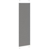 Berkfield Home Pleated Blind Anthracite 65x200 cm Fabric Width 64.4 cm Polyester in Dark Grey