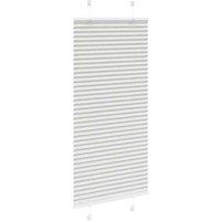 Berkfield Home Pleated Blind Light Grey 55x150 cm Fabric Width 54.4 cm Polyester