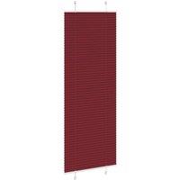 Berkfield Home Pleated Blind Bordeaux Red 75x200 cm Fabric Width 74.4 cm Polyester