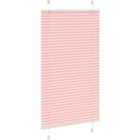 Berkfield Home Pleated Blind Pink 80x150 cm Fabric Width 79.4 cm Polyester