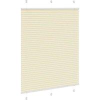 Berkfield Home Pleated Blind Cream 110x100 cm Fabric Width 109.4 cm Polyester