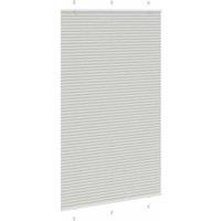 Berkfield Home Pleated Blind Light Grey 115x200 cm Fabric Width 114.4 cm Polyester