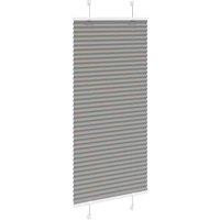Berkfield Home Pleated Blind Anthracite 55x150 cm Fabric Width 54.4 cm Polyester in Grey