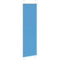 Berkfield Home Pleated Blind Blue 65x200 cm Fabric Width 64.4 cm Polyester