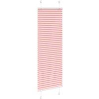 Berkfield Home Pleated Blind Pink 45x100 cm Fabric Width 44.4 cm Polyester
