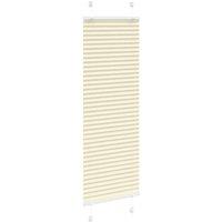 Berkfield Home Pleated Blind Cream 40x100 cm Fabric Width 39.4 cm Polyester