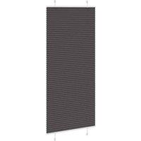 Berkfield Home Pleated Blind Black 90x200 cm Fabric Width 89.4 cm Polyester