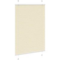 Berkfield Home Pleated Blind Cream 95x100 cm Fabric Width 94.4 cm Polyester