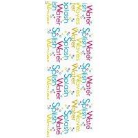 Berkfield Home Shower Roller Blind 90x240 cm Fabric Width 86 cm in White
