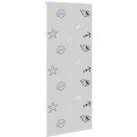 Berkfield Home Shower Roller Blind 90x240 cm Fabric Width 86 cm in Grey