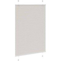 Berkfield Home Pleated Blind Light Grey 100x150 cm Fabric Width 99.4 cm Polyester