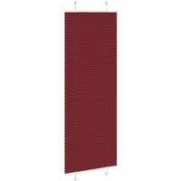 Berkfield Home Pleated Blind Bordeaux Red 80x200 cm Fabric Width 79.4 cm Polyester
