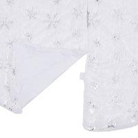 Berkfield Home Luxury Christmas Tree Skirt White 150 cm Faux