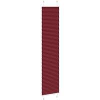 Berkfield Home Pleated Blind Bordeaux Red 50x200 cm Fabric Width 49.4 cm Polyester