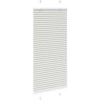 Berkfield Home Pleated Blind Light Grey 65x150 cm Fabric Width 64.4 cm Polyester