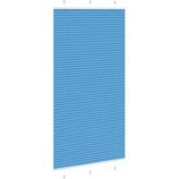 Berkfield Home Pleated Blind Blue 105x200 cm Fabric Width 104.4 cm Polyester
