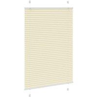 Berkfield Home Pleated Blind Cream 85x150 cm Fabric Width 84.4 cm Polyester