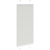 Berkfield Home Pleated Blind Light Grey 65x100 cm Fabric Width 64.4 cm Polyester