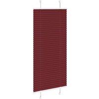 Berkfield Home Pleated Blind Bordeaux Red 55x100 cm Fabric Width 54.4 cm Polyester