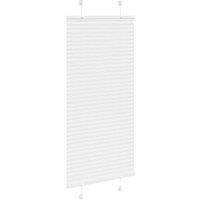 Berkfield Home Pleated Blind White 65x150 cm Fabric Width 64.4 cm Polyester