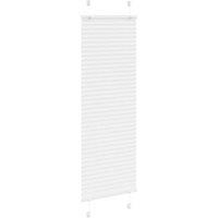 Berkfield Home Pleated Blind White 45x100 cm Fabric Width 44.4 cm Polyester