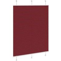 Berkfield Home Pleated Blind Bordeaux Red 105x150 cm Fabric Width 104.4 cm Polyester