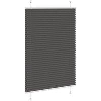 Berkfield Home Pleated Blind Black 85x150 cm Fabric Width 84.4 cm Polyester