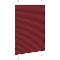 Berkfield Home Pleated Blind Bordeaux Red 90x100 cm Fabric Width 89.4 cm Polyester
